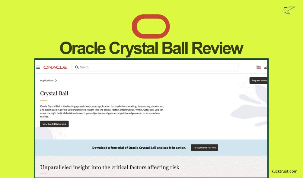 Oracle Crystal Ball Review
